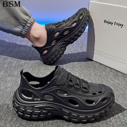 宾舍曼 轮胎底eva洞洞鞋男2026夏季新款户外运动溯溪防滑耐磨凉鞋