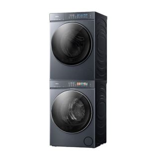 海尔 云溪5.0系列 XQG100-BLE7AD1U1+GA100-SZ7AD3U1 双擎热泵式洗烘套装 10KG 极夜灰