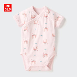 优衣库 婴幼儿包臀衣 水粉色 70cm 1件装 连体衣
