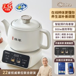 美的 陶瓷养生壶中药电煎壶多功能家用熬中药电砂锅煎药壶炖煮一体