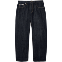 JACK&JONES/杰克琼斯 A12深牛仔蓝 男直筒牛仔裤 100%纯棉 31码