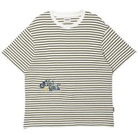 JACK&JONES/杰克琼斯 夏季男装T恤 罗纹圆领刺绣 本白色 M