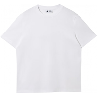 JACK&JONES/杰克琼斯 雪白色罗纹圆领刺绣短袖T恤 男 L