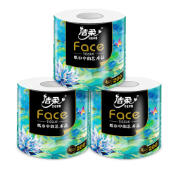 洁柔 油画系列 卷纸加厚4层200g/卷*20卷