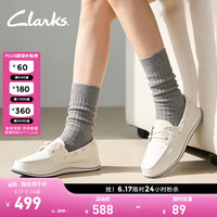 Clarks 透气 女士船鞋