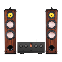 惠威（HiVi）Diva6.1 F 双8寸前置主音箱 发烧级HIFI家庭影院落地音箱 功放音响套装 Diva6.1F + 声雅A28
