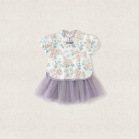 汉宫优品 新中式女童汉服套装 国色天香宴 73cm