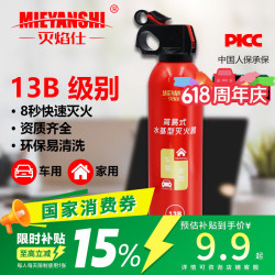 灭焰仕 MS/ABEF3C 简易型水基灭火器 620ml