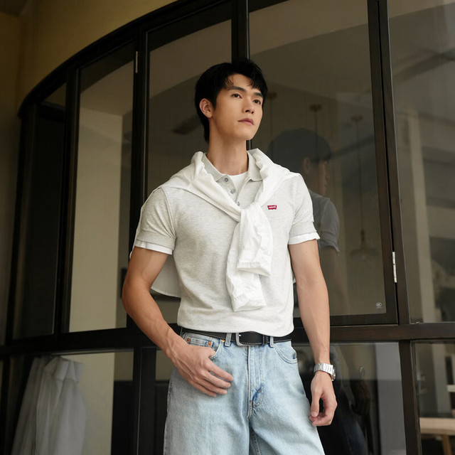 Levi's 冰酷系列 男士短袖Polo衫