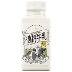一鸣 新鲜低温生牛乳4.0蛋白高钙纯牛奶200ml*12瓶