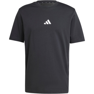 adidas 运动型格系列短袖T恤 JE9024 黑色