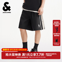 杰克琼斯 杰克·琼斯 NBA底摆开叉抽绳可调节腰头百搭舒适短裤