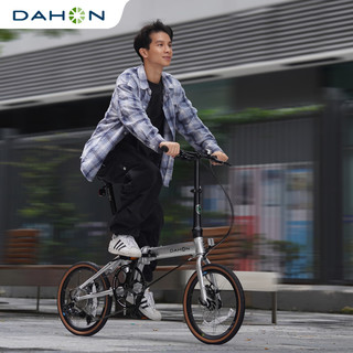 DAHON/大行 K3PLUS 9速碟刹 16英寸折叠车 银色