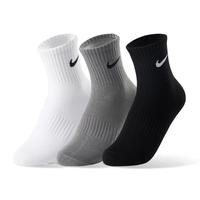NIKE 3brand系列中筒袜男女袜子跑步运动袜四季款