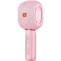 JBL 杰宝 KMC500 蓝牙无线麦克风 全民 会议话筒K歌宝 樱花粉