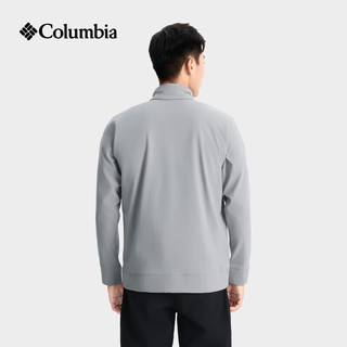 Columbia/哥伦比亚 男子拒水干爽舒适徒步软壳衣 XE1896 简约灰 S