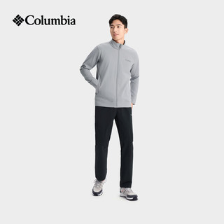 Columbia/哥伦比亚 男子拒水干爽舒适徒步软壳衣 XE1896 简约灰 S