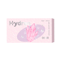HYDRON 彩色隐形眼镜 雪松清泉 灰色系 0度 2片装