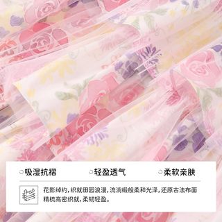 欧姆熊 女童连衣裙 粉色 110cm