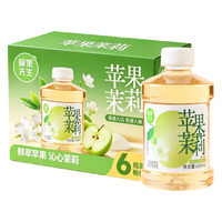愉果先生 VC粉柠檬水果汁饮料苹果茉莉茶饮料整箱 苹果茉莉600ml*6瓶