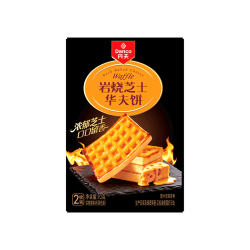 丹夫 岩烧芝士华夫饼70g/盒进口芝士蛋糕会员店同款点心零食充饥茶点