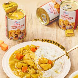古龍 古龙咖喱鸡肉罐头-6个30.6元