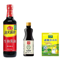 海天 厨房调料组合装 3件套 油盐酱醋