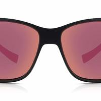 Julbo Powell 男女偏光生活太阳镜 | 紫外线 ABC 防护 | 变色高级法式眼镜,black - Black Matte/Red,UNI