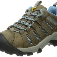 KEEN 女性 Voyageur 低帮透气徒步鞋 徒步鞋 防水 徒步 BrindleAlaskan Blue 7.5