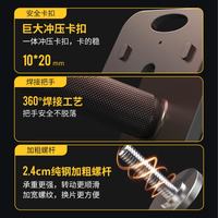 汇聚德仁 插片式可调节纯钢哑铃 方形 单支16kg*2支 器材