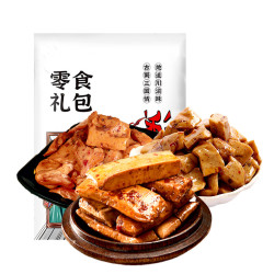 张飞 卤汁劲道香菇鸿运当头量版500g 四川特产豆腐干辣条豆干零食礼包 商超同款|3种豆干|500g