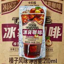 自然道 卡乐福冰袋咖啡 榛子风味美式210ml*3袋