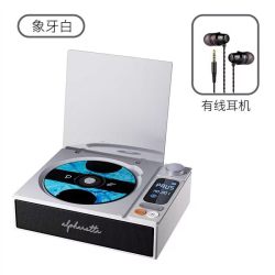Alpharetta 艾法瑞塔CD机播放机复古便携式留声机碟片光盘随身听