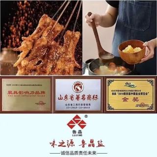 鲁晶 盐未加碘盐无污染盐巴炒菜提味增鲜盐巴400g*7袋 鲁晶未加碘食用盐400克*7袋