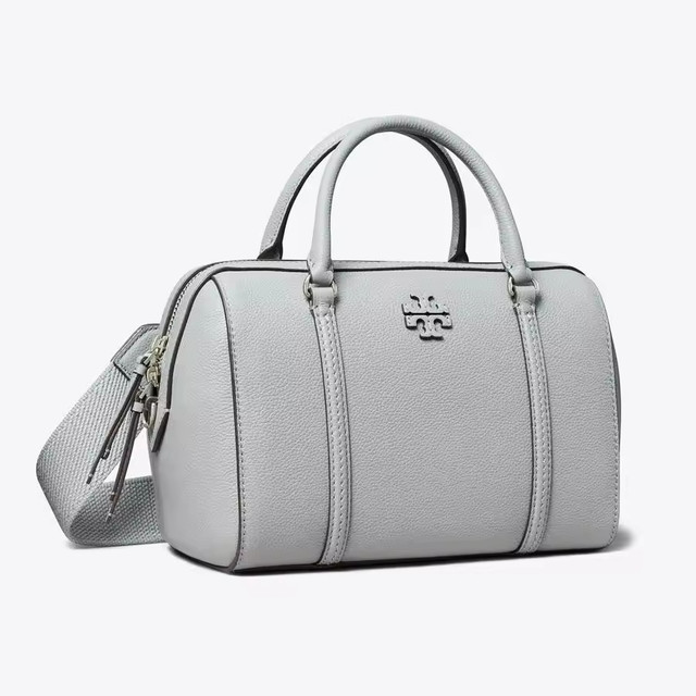 TORY BURCH 粒面皮革波士顿手提斜挎包 二色可选