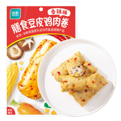 优形 膳食豆皮鸡肉卷 香辣味 80g （任.选/10件）