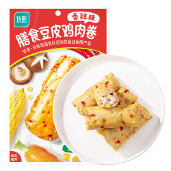 优形 膳食豆皮鸡肉卷 香辣味 80g (任选10.件)
