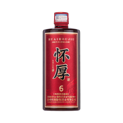 怀厚 茅台镇酱香型白酒 500ml*6瓶整箱（赠 怀厚 53度 100ml*1瓶）