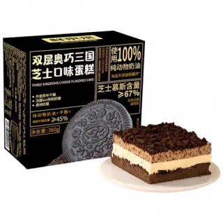 今日必买：鲜京采 双层奥巧三国芝士蛋糕360g 另有其他蛋糕可选