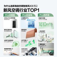海信 KFR-72LW/X300Pro-X1 智新风 3匹 白色 立柜式空调