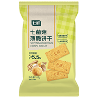 七鲜 七菌菇薄脆饼干 318g