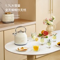 bargaim 复古不锈钢 电热水壶