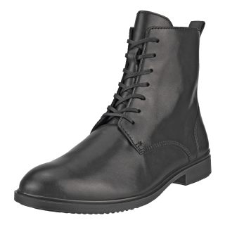 ecco 女士正装经典系带短靴 踝部高度 职业 都市 Black 尺码6-6.5