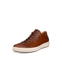 ECCO 爱步 男士柔酷7号 Soft 7 时尚运动鞋 干邑色 39.5/40 EU
