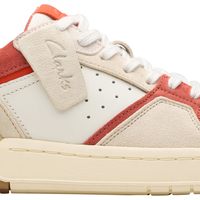 Clarks 其乐 男式 Courtlite2 Lo 运动鞋, 红色组合