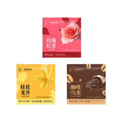 一杯香 玫瑰红茶桂花龙井乌龙花果茶 8g×3包