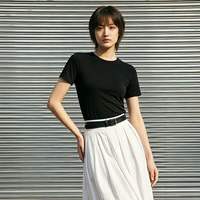 移动端：H&M 修身正肩 女士T恤