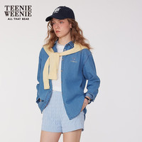 TEENIE WEENIE 小熊 26夏季新款休闲慵懒风复古丹宁上衣