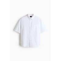 移动端：H&M 男士短袖牛津纺衬衫 1332299