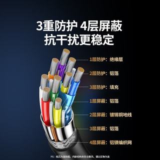 绿联 M.2 NVMe/SATA移动硬盘盒 USB3.0 配AC线